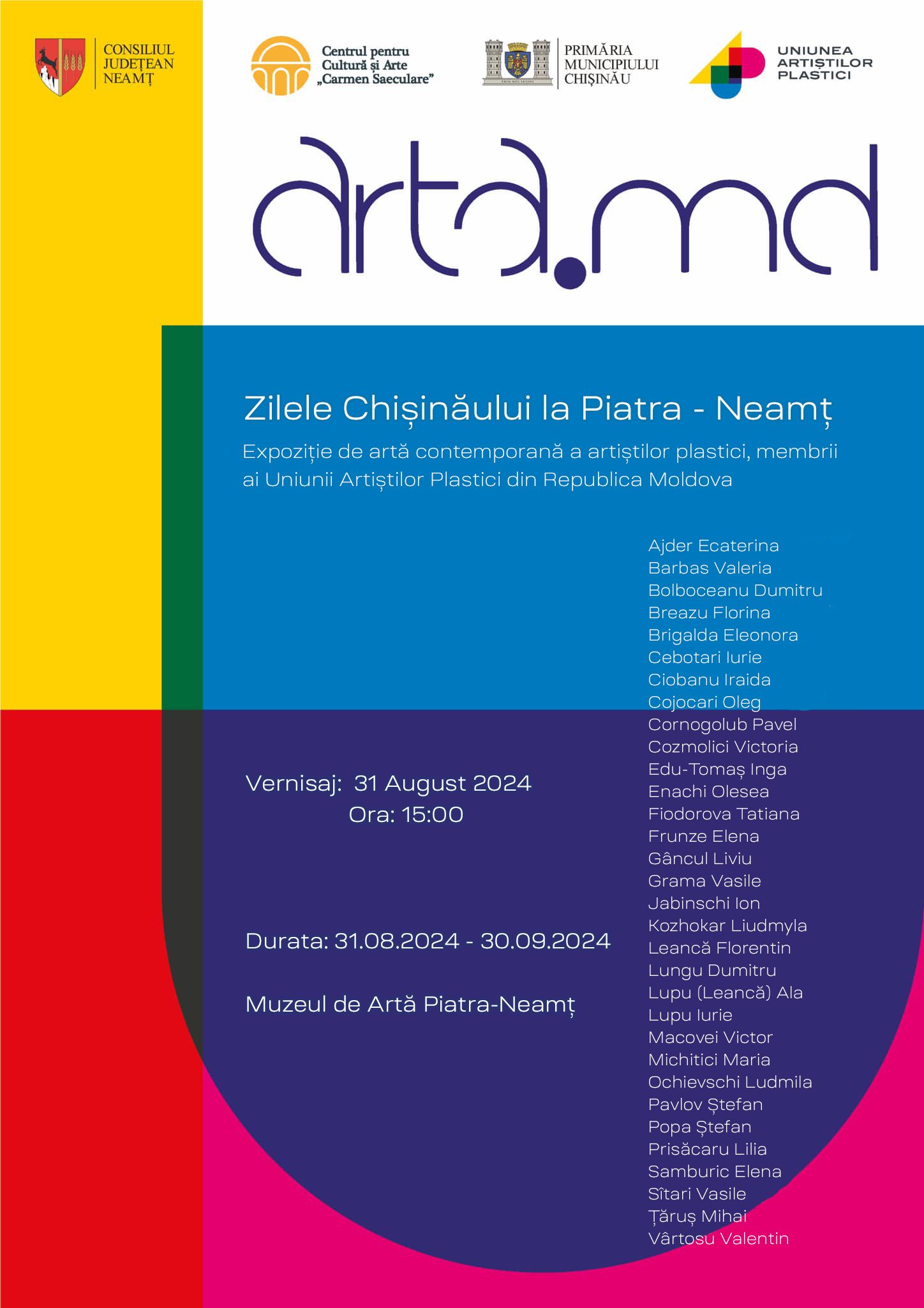 Expoziția  „Zilele Chișinăului” la Piatra Neamț, Lansarea Albumului „Arta Contemporană”
